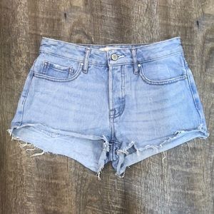 PacSun mid rise denim shorts, size 23